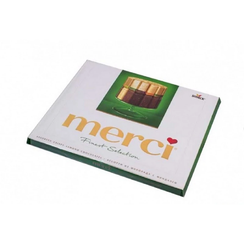 Набор конфет Merci ассорти c миндалём, 250г