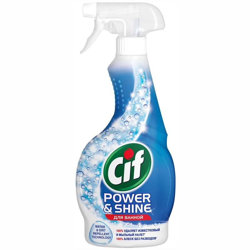 Чистящее средство Cif "Легкость чистоты" для ванн, спрей, 500мл Чистящее средство Cif "Легкость чистоты" для ванн, спрей, 500мл