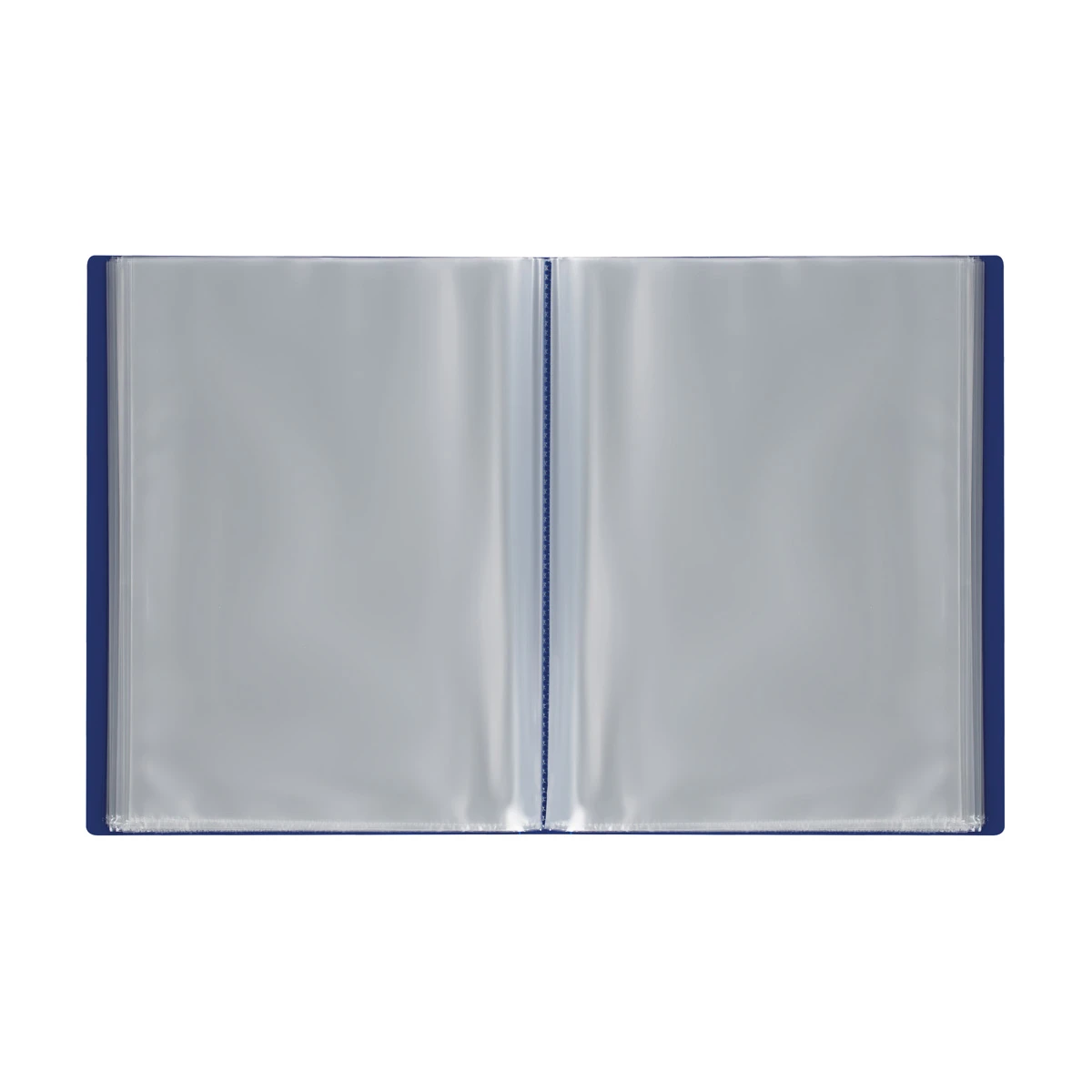 Папка со 100 вкладышами СТАММ А4, 30мм, 600мкм, пластик, синяя Папка со 100 вкладышами СТАММ А4, 30мм, 600мкм, пластик, синяя