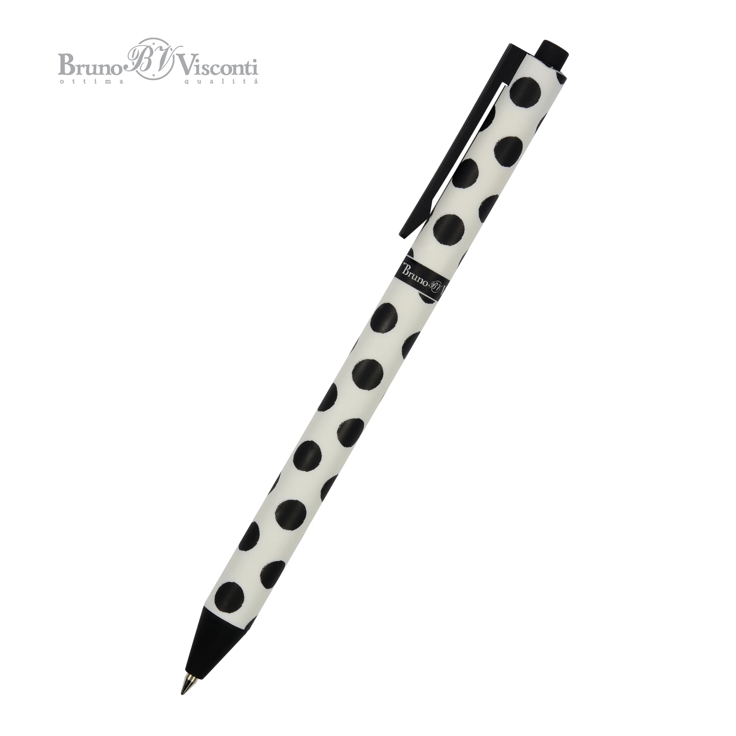 РУЧКА "ArtClick.Black polka dots" ШАРИКОВАЯ 0.5 ММ, СИНЯЯ РУЧКА "ArtClick.Black polka dots" ШАРИКОВАЯ 0.5 ММ, СИНЯЯ