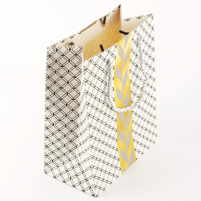 Пакет подарочный 23*18*10см "Darvish" ассорти узоры
