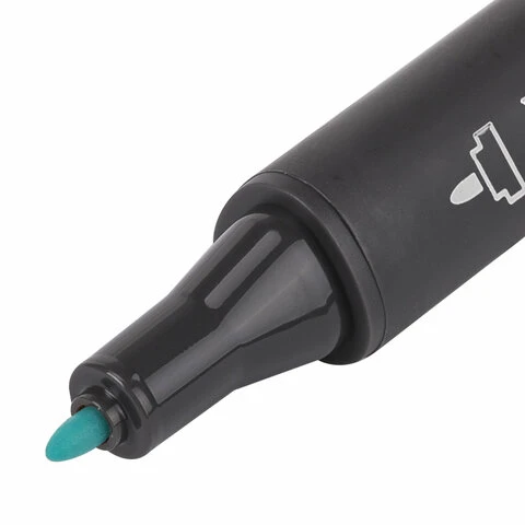 Маркер для скетчинга двусторонний 1 мм - 6 мм BRAUBERG ART CLASSIC, БИРЮЗОВЫЙ