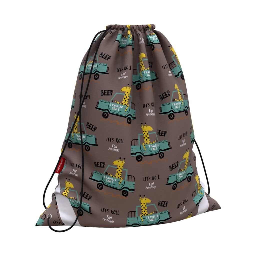 Мешок для обуви Erich Krause 365x440мм Traveling Giraffe