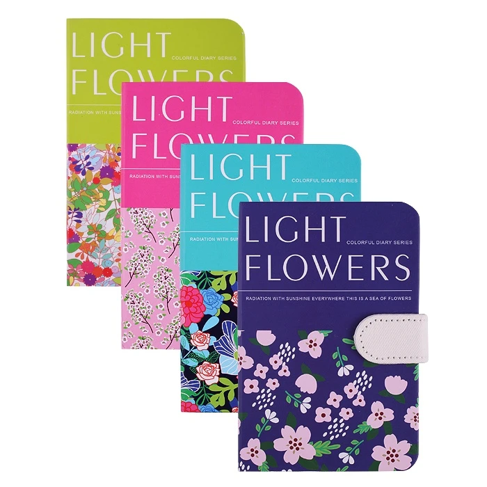 Книжка записная 12,5*19см 144л в клетку на застежке с цветным срезом Книжка записная 12,5*19см 144л в клетку на застежке с цветным срезом