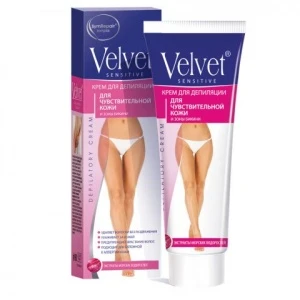 Velvet Крем для депиляции для чувств.кожи и зоны бикини, 100мл/16шт, арт.796500 Velvet Крем для депиляции для чувств.кожи и зоны бикини, 100мл/16шт, арт.796500