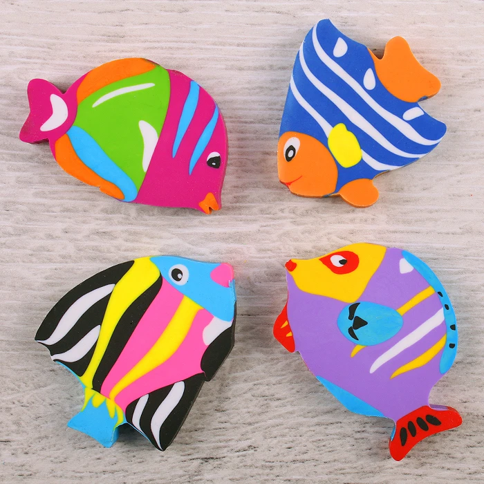 Ластик "Darvish" цветной "Рыбка"