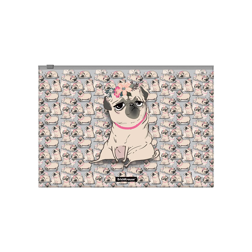 Zip-пакет пластиковый Erich Krause® Chilling Dog, A4 (в пакете по 12 шт.) Zip-пакет пластиковый Erich Krause® Chilling Dog, A4 (в пакете по 12 шт.)