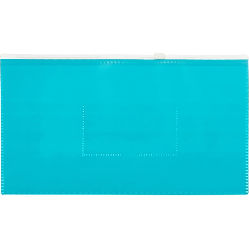 Папка на молнии 264х150 мм Attache Color, бирюза