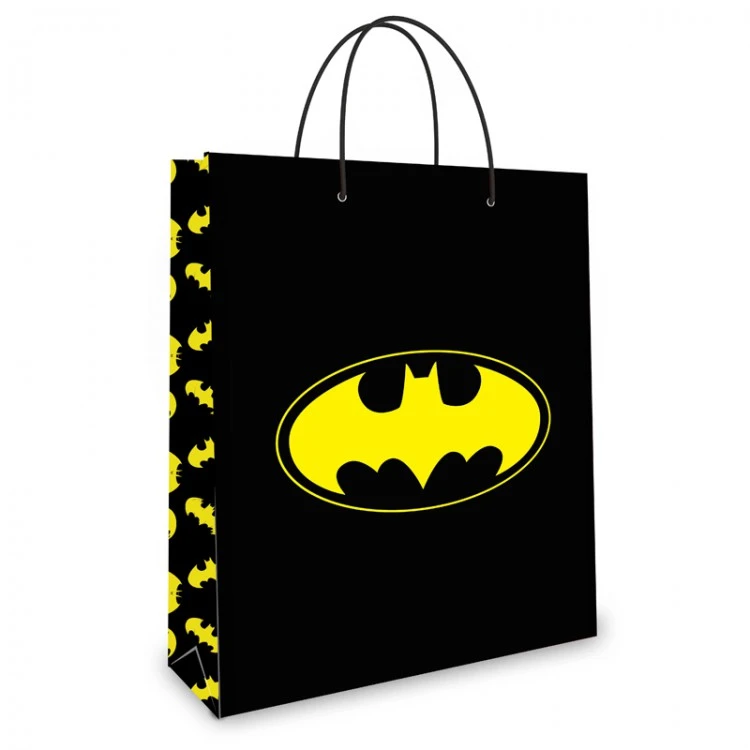 Batman. Пакет подарочный малый (черный), 180*223*100 мм. Batman. Пакет подарочный малый (черный), 180*223*100 мм.