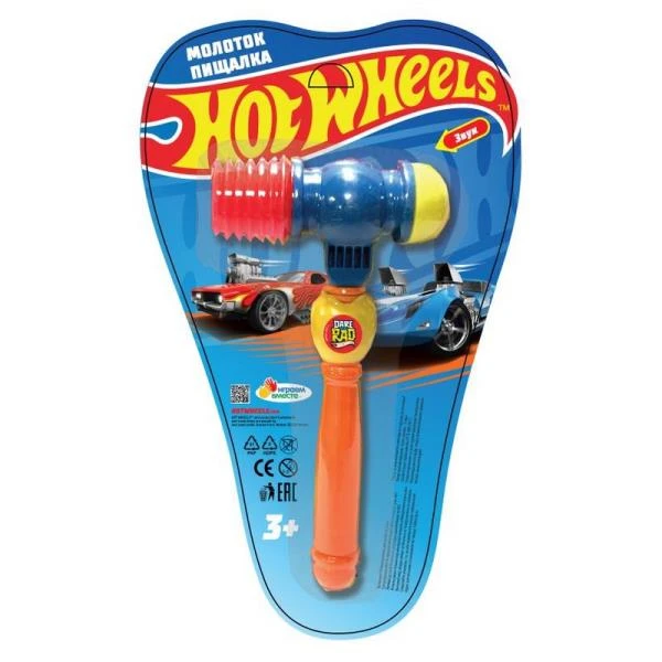 Молоток пищалка ХОТ ВИЛС блистер 20*33*5см. ИГРАЕМ ВМЕСТЕ Молоток пищалка ХОТ ВИЛС блистер 20*33*5см. ИГРАЕМ ВМЕСТЕ