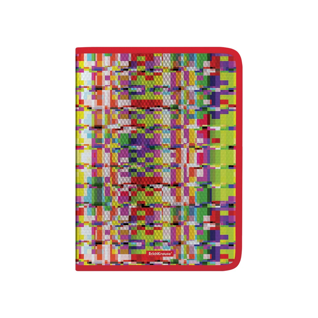 Папка для тетрадей на молнии пластиковая Erich Krause Random Tetris, А4 (в Папка для тетрадей на молнии пластиковая Erich Krause Random Tetris, А4 (в