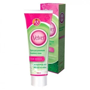 Velvet Крем для депиляции с экстрактом алоэ, 100мл/16шт, арт.8346 Velvet Крем для депиляции с экстрактом алоэ, 100мл/16шт, арт.8346