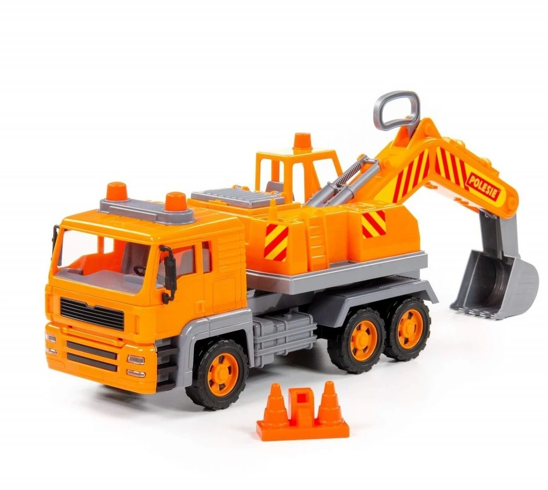 Автомобиль-экскаватор Алмаз №2 инерционный Автомобиль-экскаватор Алмаз №2 инерционный