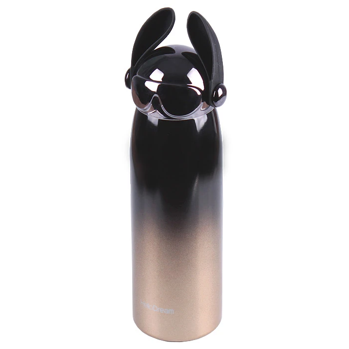 Бутылка для воды 300мл "Ушастик" двухцветная цвет ассорти (4 вида) Бутылка для воды 300мл "Ушастик" двухцветная цвет ассорти (4 вида)