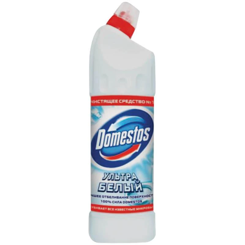 Средство для туалета DOMESTOS Ультра белый, гель, 1л: 2114667/ 21149142 штр.: 