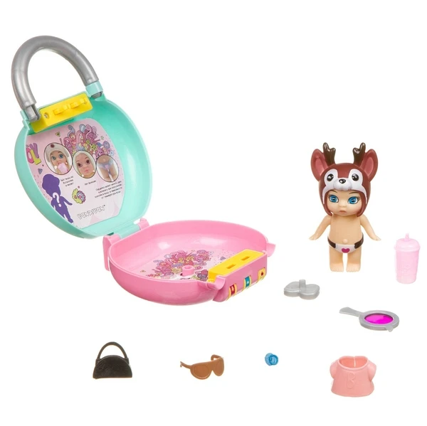 Набор игровой Bondibon куколка OLY в шапочке с животным  и аксессуарами в