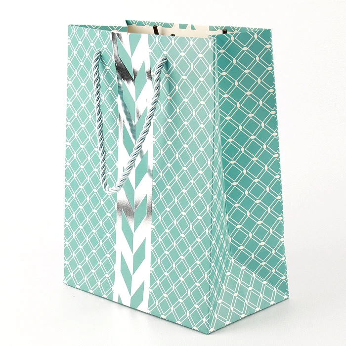 Пакет подарочный 23*18*10см "Darvish" ассорти узоры