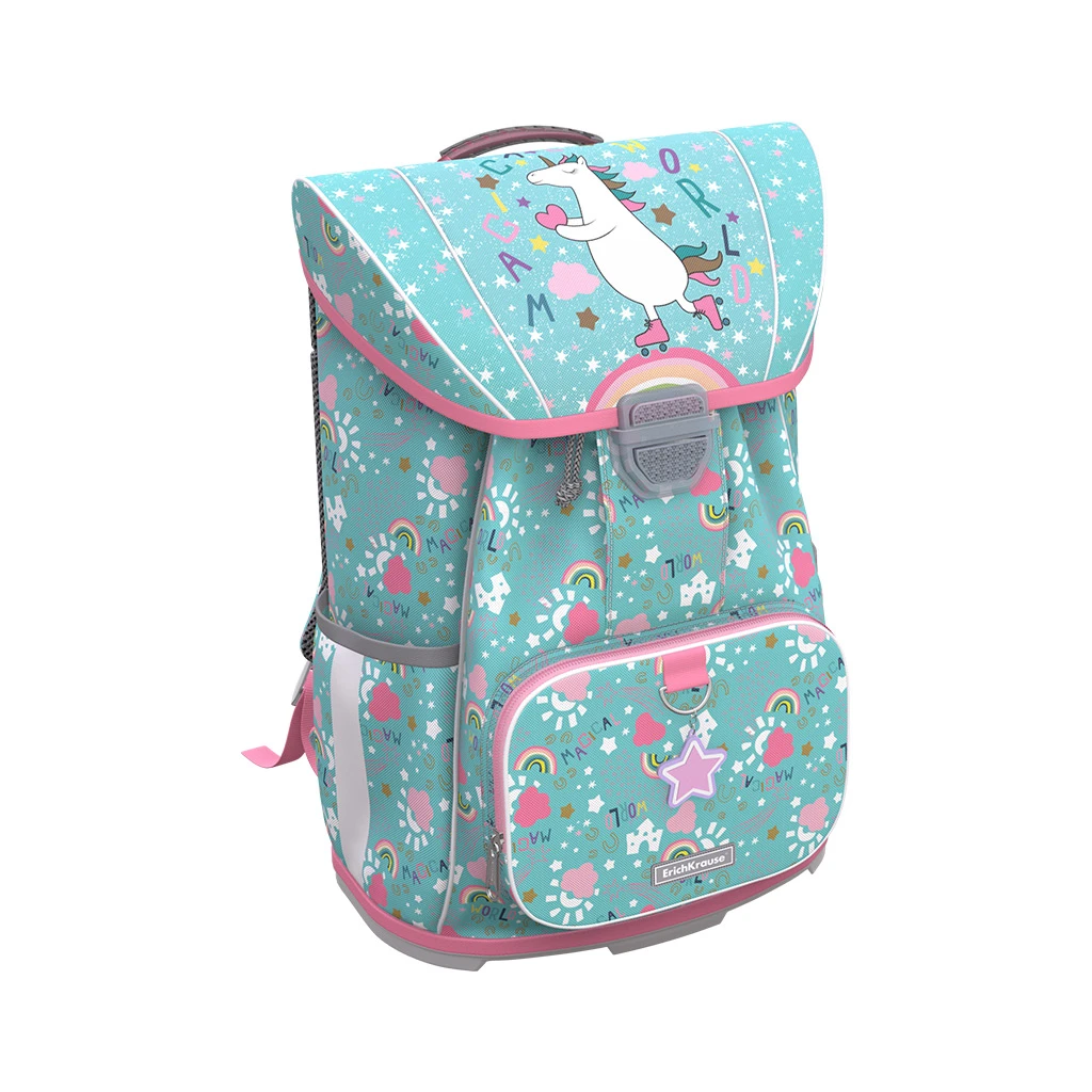 Ученический рюкзак с пластиковым дном ErichKrause® ErgoLine® 16L Rainbow Skate Ученический рюкзак с пластиковым дном ErichKrause® ErgoLine® 16L Rainbow Skate