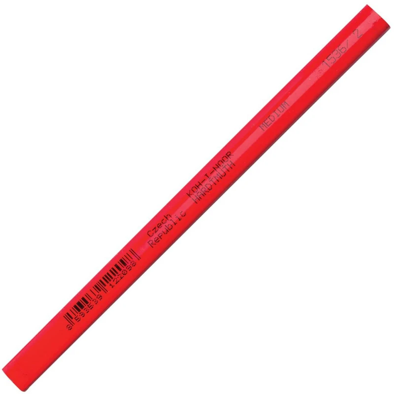 Карандаш чернографитный KOH-I-NOOR СТОЛЯРНЫЙ HB красный корп.153600200177 Карандаш чернографитный KOH-I-NOOR СТОЛЯРНЫЙ HB красный корп.153600200177