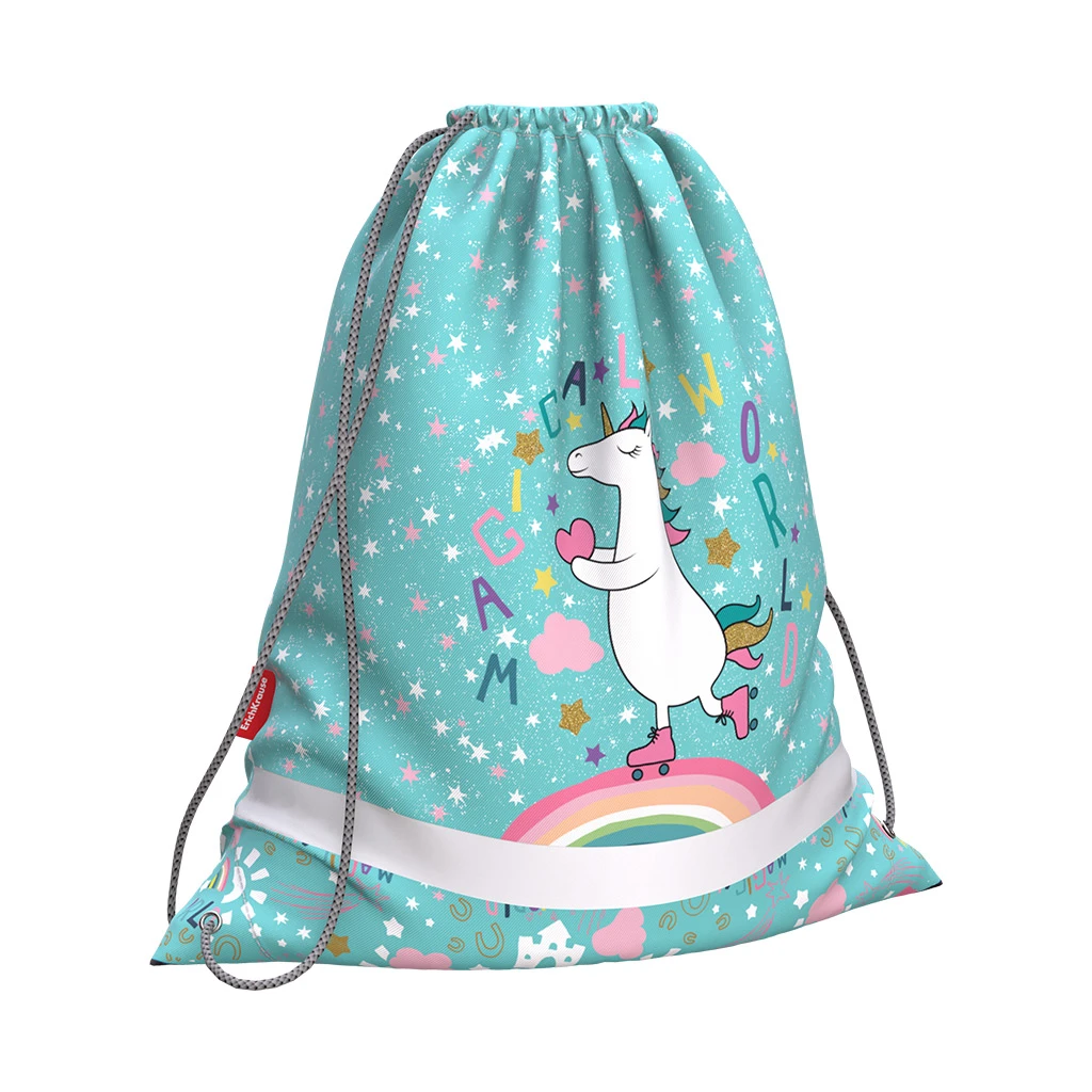 Мешок для обуви ErichKrause® 365x440мм Rainbow Skate