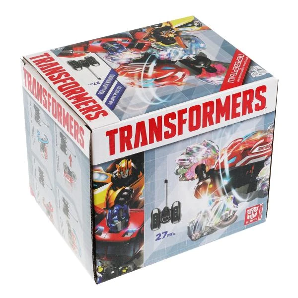 Машина-перевертыш на радиоуправлении Трансформеры свет, кор.14,6*11,3*13см.