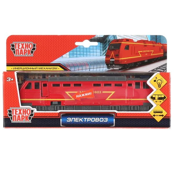 Машина металл ЛОКОМОТИВ 19 см, свет+звук, инерция, откр. дв., в Технопарк