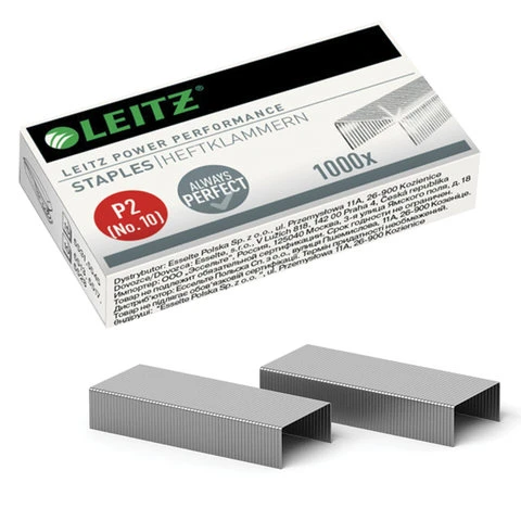 Скобы для степлера LEITZ "Power Performance P2" № 10, 1000 шт., в Скобы для степлера LEITZ "Power Performance P2" № 10, 1000 шт., в
