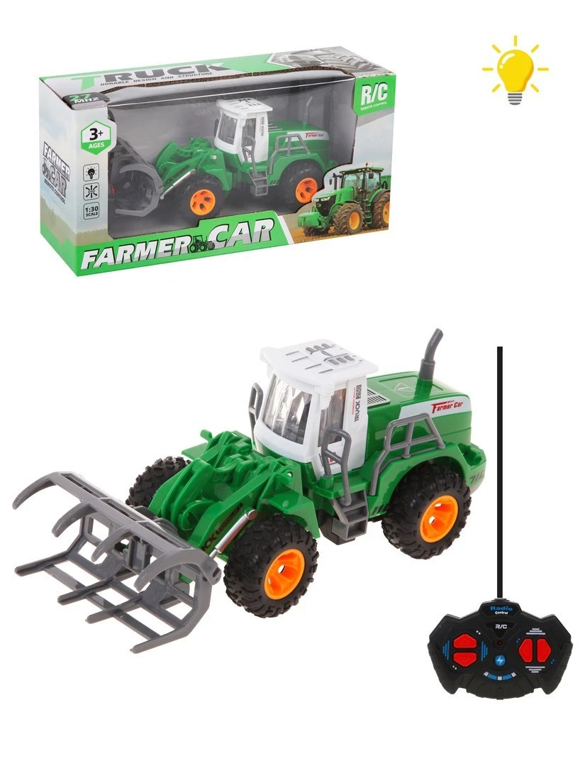 Лесозаготовительная техника радиоуправляемая, 4 канала, свет