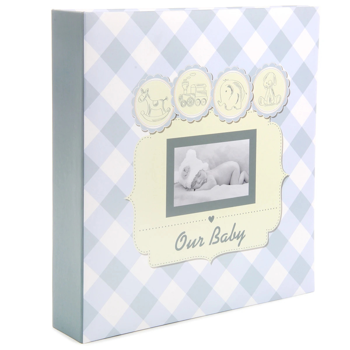 Фотоальбом 400ф 10X15см, ПП карм., пер-т 3-кольца