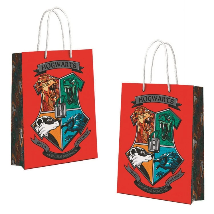 Harry Potter. Пакет подарочный большой (красный, Герб Хогвардс) 335*406*155 мм. Harry Potter. Пакет подарочный большой (красный, Герб Хогвардс) 335*406*155 мм.