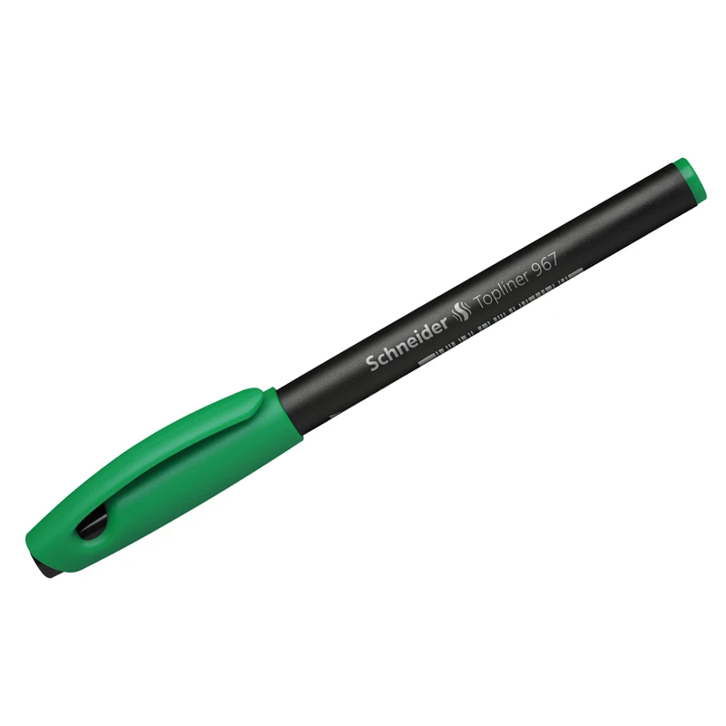 Ручка капиллярная Schneider "Topliner 967" зеленая, 0,4мм.
