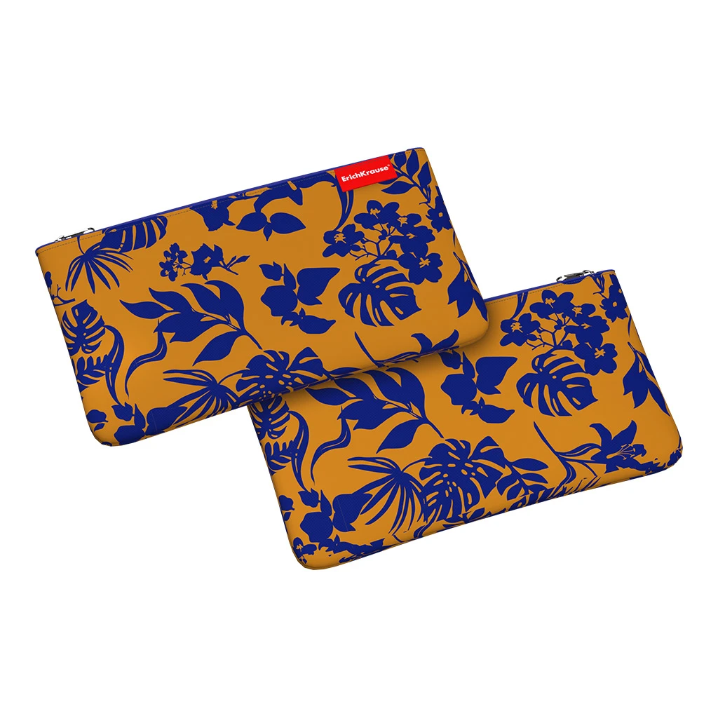 Пенал конверт ErichKrause® Light 220x120мм Velvet Flowers