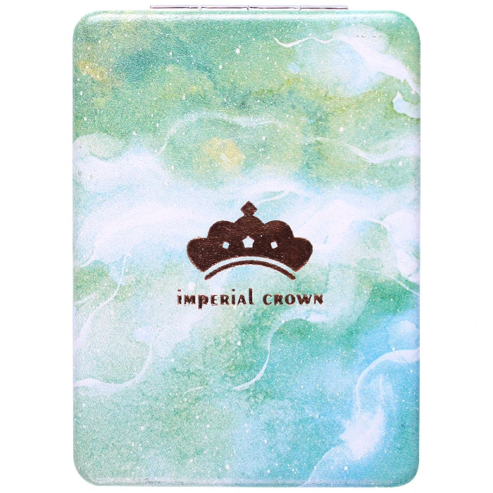 Зеркало складное прямоугольное 5*7см двойное на магните "Мрамор"