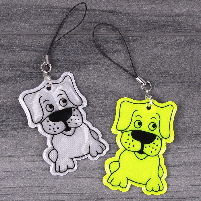 Светоотражающий брелок собака Светоотражающий брелок собака