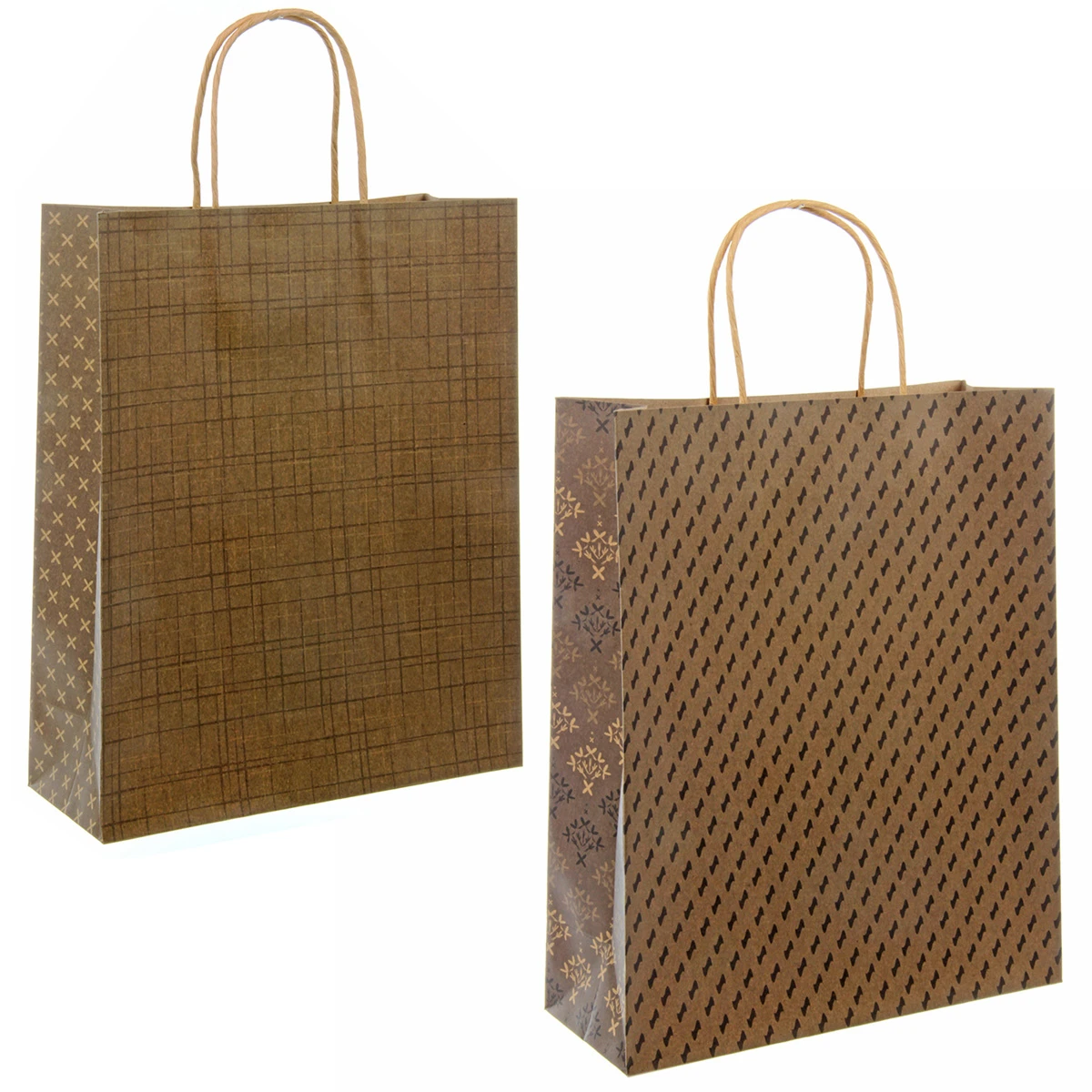 Подарочный пакет большой 26x32x10см, крафт