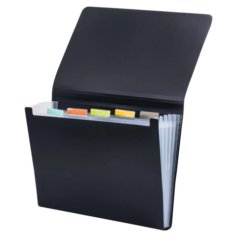 Папка на резинках BRAUBERG "Business", А4, 7 отделений, пластиковый Папка на резинках BRAUBERG "Business", А4, 7 отделений, пластиковый