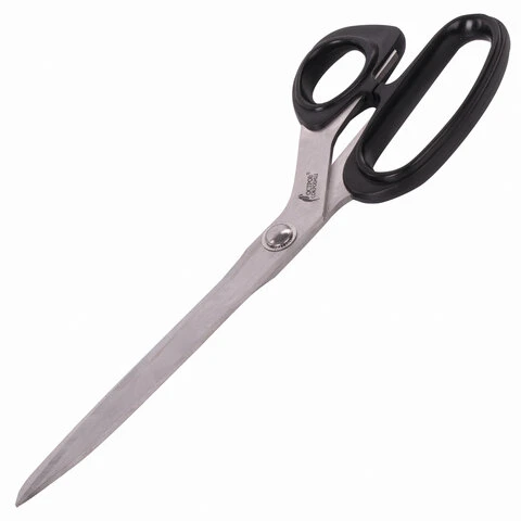 Ножницы портновские ОСТРОВ СОКРОВИЩ "КЛАССИК", 250 мм, черные,