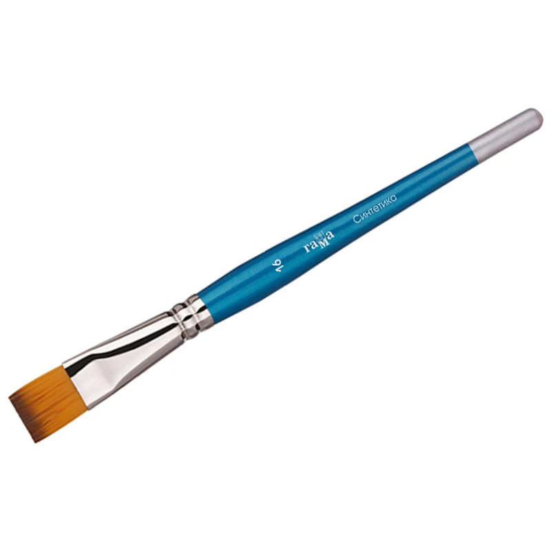 Кисть синтетика Гамма, плоская №16 Кисть синтетика Гамма, плоская №16