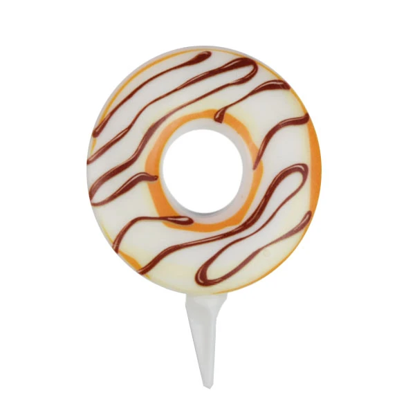 Свеча Цифра 0 Пончик 6см