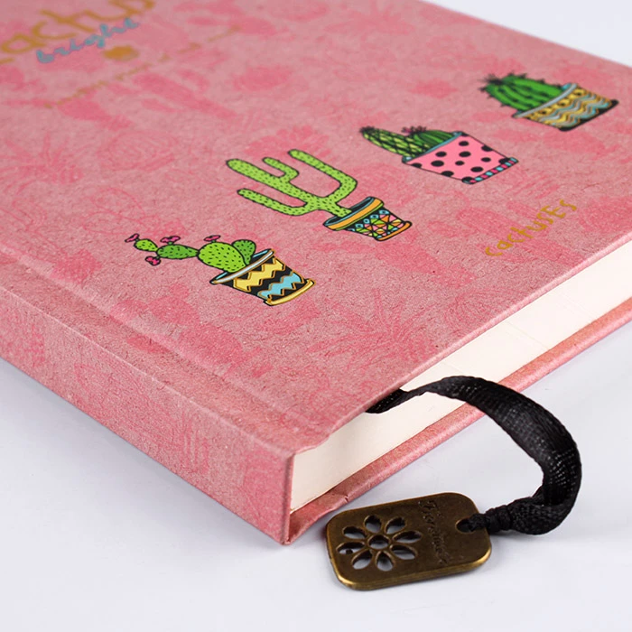 Книжка записная А6 100л. "Красивые кактусы" тиснение, стилиз. блок