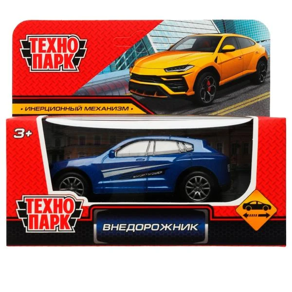 Машина металл ВНЕДОРОЖНИК, 10 см, инерция, в ассорт, Технопарк