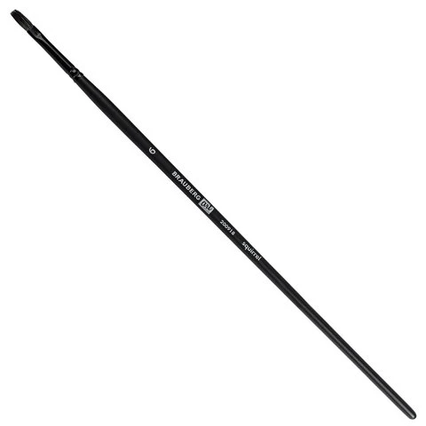 Кисть художественная проф. BRAUBERG ART CLASSIC, белка, плоская, № 6, длинная