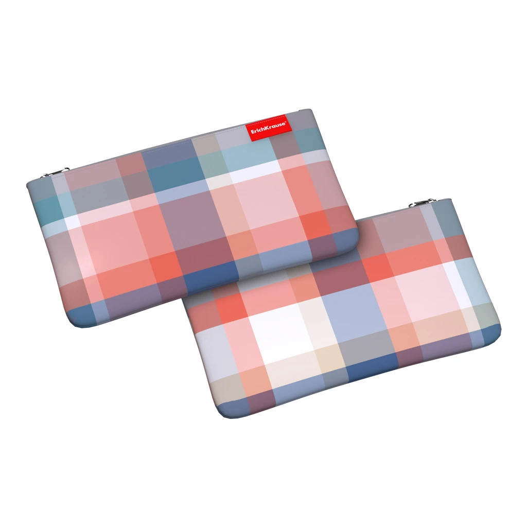 Пенал конверт Erich Krause Light 220x120мм Sunrise Tartan Пенал конверт Erich Krause Light 220x120мм Sunrise Tartan