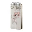 SKETCHBOOK BV, 105Х220 мм, 80 Л.160 ГР. НА ГРЕБНЕ (6 ВИДОВ)