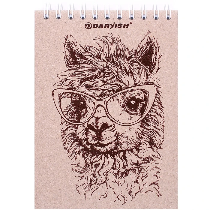 Блокнот 10*14см 80л крафт обложка на гребне