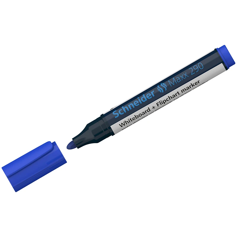 Маркер для белых досок и флипчартов Schneider "Maxx 290" синий,