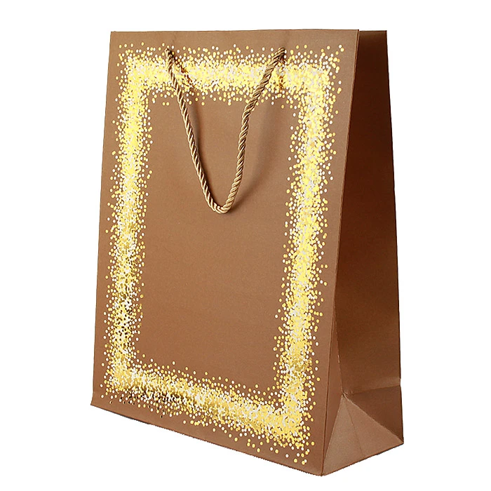 Пакет подарочный 32*26*10см "Darvish" принт ассорти