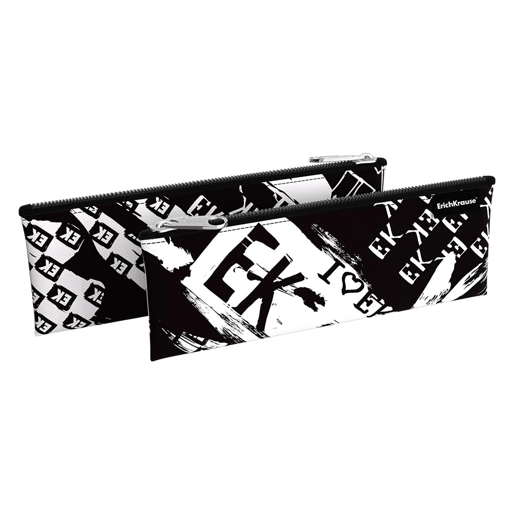 Пенал конверт Erich Krause® 220х90мм Black Logo Пенал конверт Erich Krause® 220х90мм Black Logo