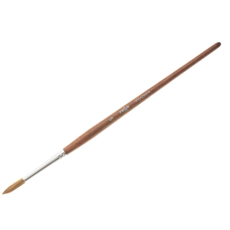 Кисть колонок, Гамма, круглая №05. 280618.03.05 Кисть колонок, Гамма, круглая №05. 280618.03.05