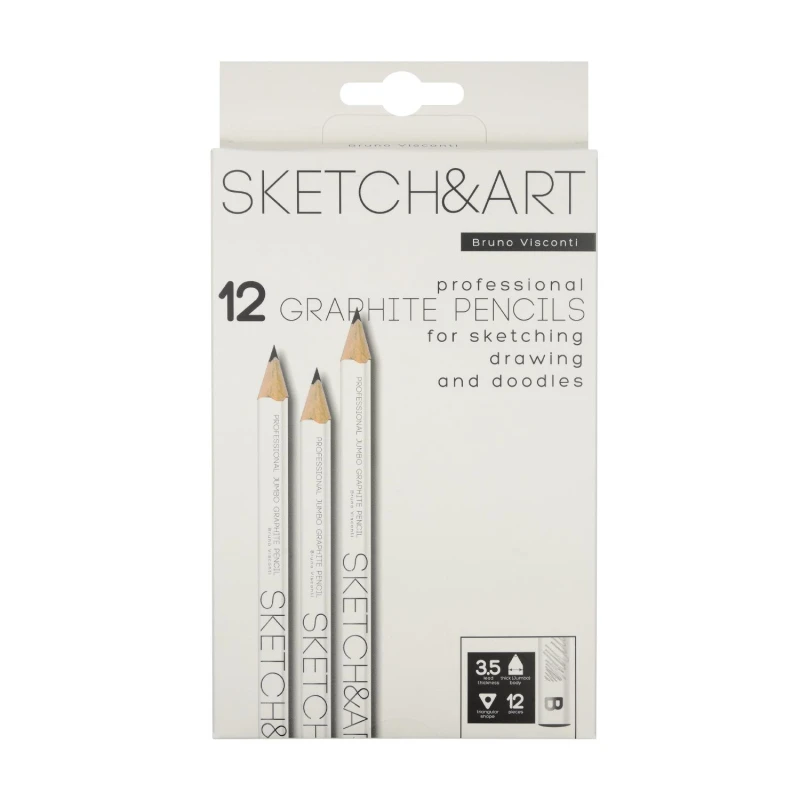 Карандаш чернографитный SKETCH&ART В, 3,5мм 21-0064/02 Карандаш чернографитный SKETCH&ART В, 3,5мм 21-0064/02